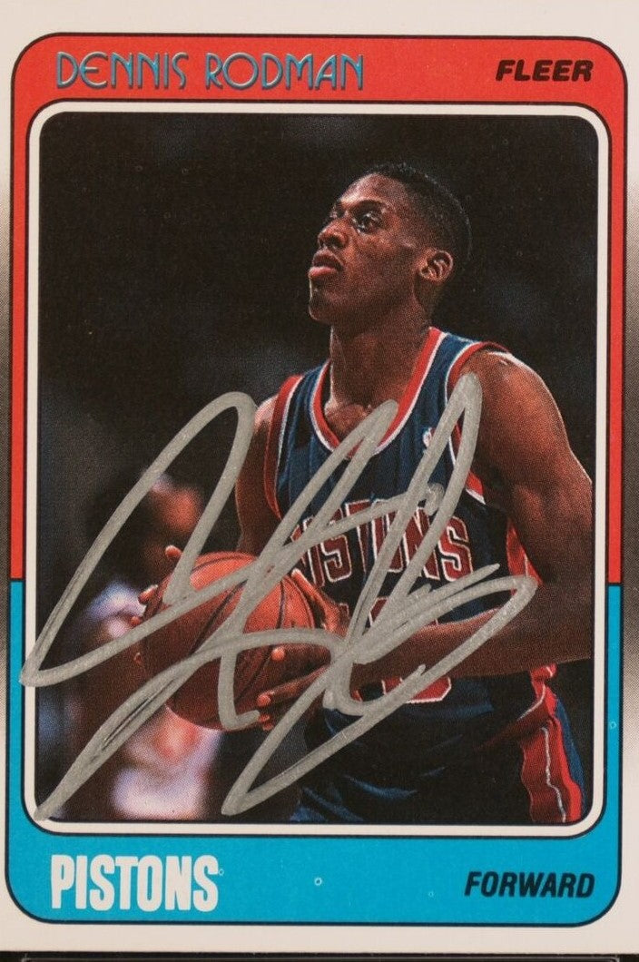 Professional Sports Authenticator (PSA) Dennis Rodman NBA Original Autographed Jerseys For Sale