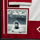 Pete Rose Signed Custom Framed Jersey Rose Auth Cincinnati Reds