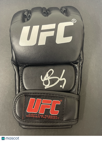 Yousri Belgaroui Signed UFC Glove JSA Autographed MMA