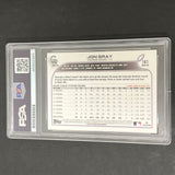 2022 Topps Series 1 #161 Jon Gray signed card PSA AUTO 10 Rockies