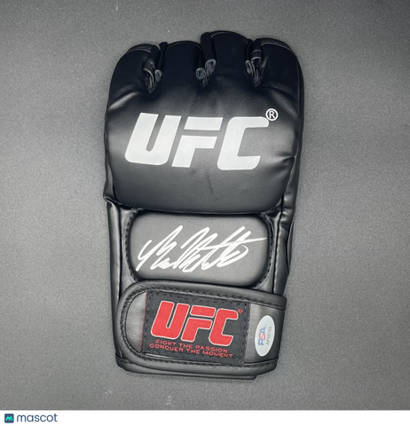 Mario Bautista Signed Glove PSA/DNA Autographed UFC