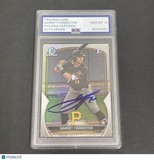 2023 Bowman Draft Chrome #BDC-197 Garret Forrester signed card PSA Auto 10