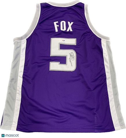 De'Aaron Fox signed jersey PSA/DNA Sacramento Kings Autographed
