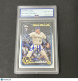 2023 Update Series One #US105 Bryan Hudson signed Rookie card PSA Auto 10