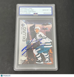 2023-24 Metal Universe Hockey #18 William Eklund signed card PSA Auto 10