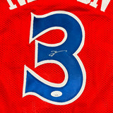 Allen Iverson Signed Jersey JSA Philadelphia 76ers Autographed