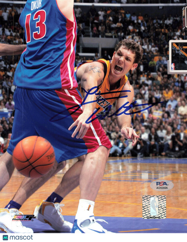 Luke Walton Signed 8x10 Photo PSA Los Angeles Lakers