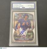 2023 Topps Bowman Chrome #BDC-193 Luisangel Acuna signed card PSA Auto 10