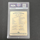 2019 Topps Allen & Ginter #203 Jeff Mcneil RC signed card PSA