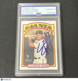 2021 Topps Heritage #631 Chadwick Tromp signed card PSA Auto 10