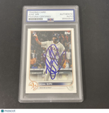 2022-23 Topps Series 2 #599 Jose Siri signed card PSA