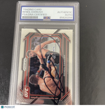 2023 Panini Prizm UFC #28 Beneil Dariush signed card PSA Auto Authentic
