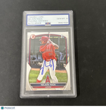 2023-24 Topps #BP-132 Nelson Rada Bowman Prospect signed card PSA