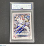 2022 Topps Update Series #US52 Bryce Elder RC signed card PSA Auto 10