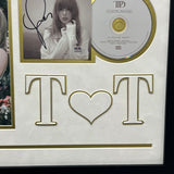 Taylor Swift Signed CD Cover Custom Framed PSA Tortured Poets Department TTPD