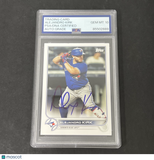 2022 Topps #432 Alejandro Kirk signed card PSA Auto 10 Blue Jays