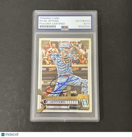 2022 Topps Gypsy Queen #265 Ryan Jeffers signed card