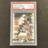 2005 NFL Legends Football #14 Mark Van Eeghen Signed Card PSA Slabbed Raiders