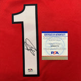 Anfernee Simons Signed Jersey PSA/DNA Portland Trail Blazers Autographed