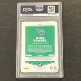 2021 Donruss Panini #12 Mike Vrabel Signed Card PSA Slabbed Titans
