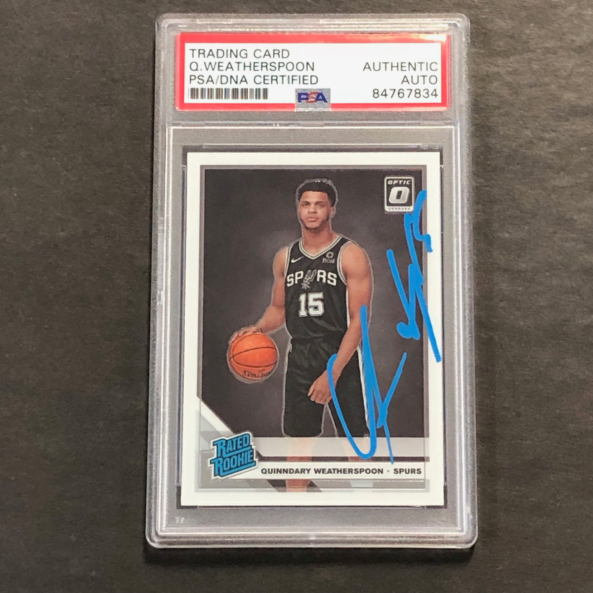 19-20Panini Prizm Q.WEATHERSPOON PSA 10