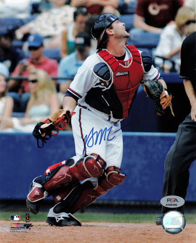 Brian McCann signed 8x10 photo PSA/DNA Atlanta Braves Autographed