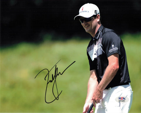 Zach Johnson Signed 8x10 photo PSA/DNA Autographed Golf PGA