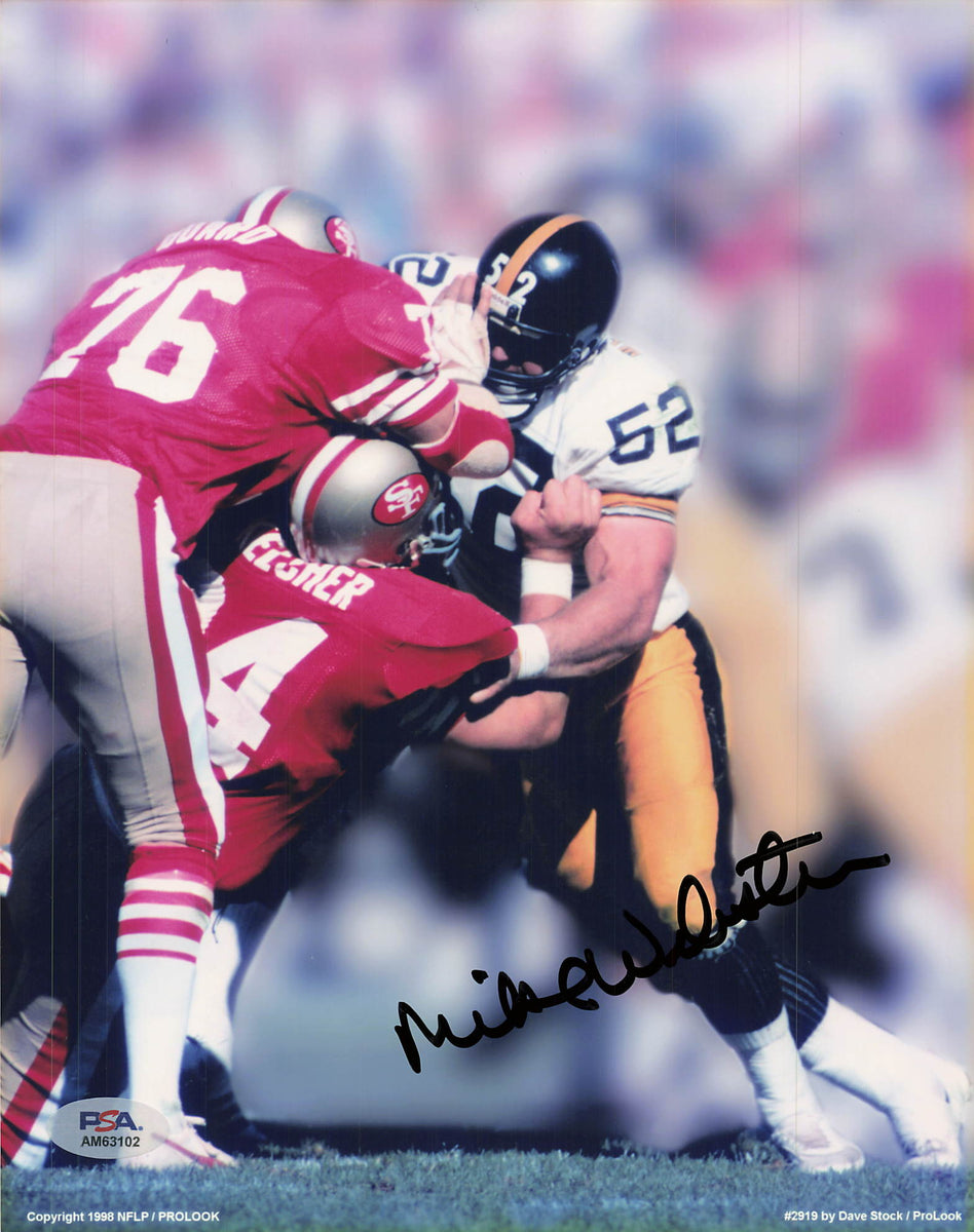 Mike Webster Signed Autographed 8x10 Pittsburgh Steelers Photo