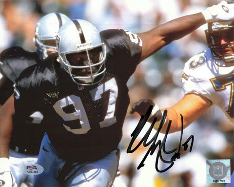 RUSSELL MARYLAND signed 8x10 photo PSA/DNA Oakland Raiders Autographed