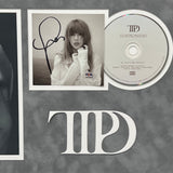 Taylor Swift Signed CD Cover Framed PSA/DNA The Tortured Poets Department TTPD