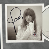 Taylor Swift Signed CD Cover Framed PSA/DNA The Tortured Poets Department TTPD