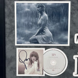 Taylor Swift Signed CD Cover Framed PSA/DNA The Tortured Poets Department TTPD