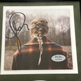 Taylor Swift Signed CD Cover Framed PSA/DNA Evermore Autographed