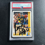 1991 Upper Deck #256 Reggie Miller Signed Card AUTO Authentic MINT 9 PSA Slabbed Pacers