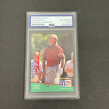 1991 Pro Set #44 John Cook Signed Card PSA Slabbed AUTO