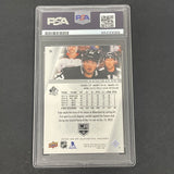 2022-23 SP Authentic #26 Kevin Fiala Signed Card AUTO PSA Slabbed Kings