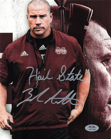 Zach Arnett signed 8x10 photo PSA/DNA Mississippi State Autographed