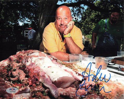 ANDREW ZIMMERN signed 8x10 photo PSA/DNA Autographed Celebrity Chef