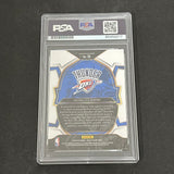 2022-2023 Panini Select #76 Ousmane Dieng Signed Card PSA AUTO RC Slabbed Thunder