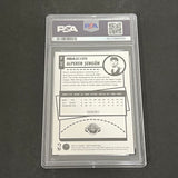 2021-22 Panini NBA Hoops Winter #204 Alperen Sengun signed Card PSA AUTO Slabbed RC Rockets