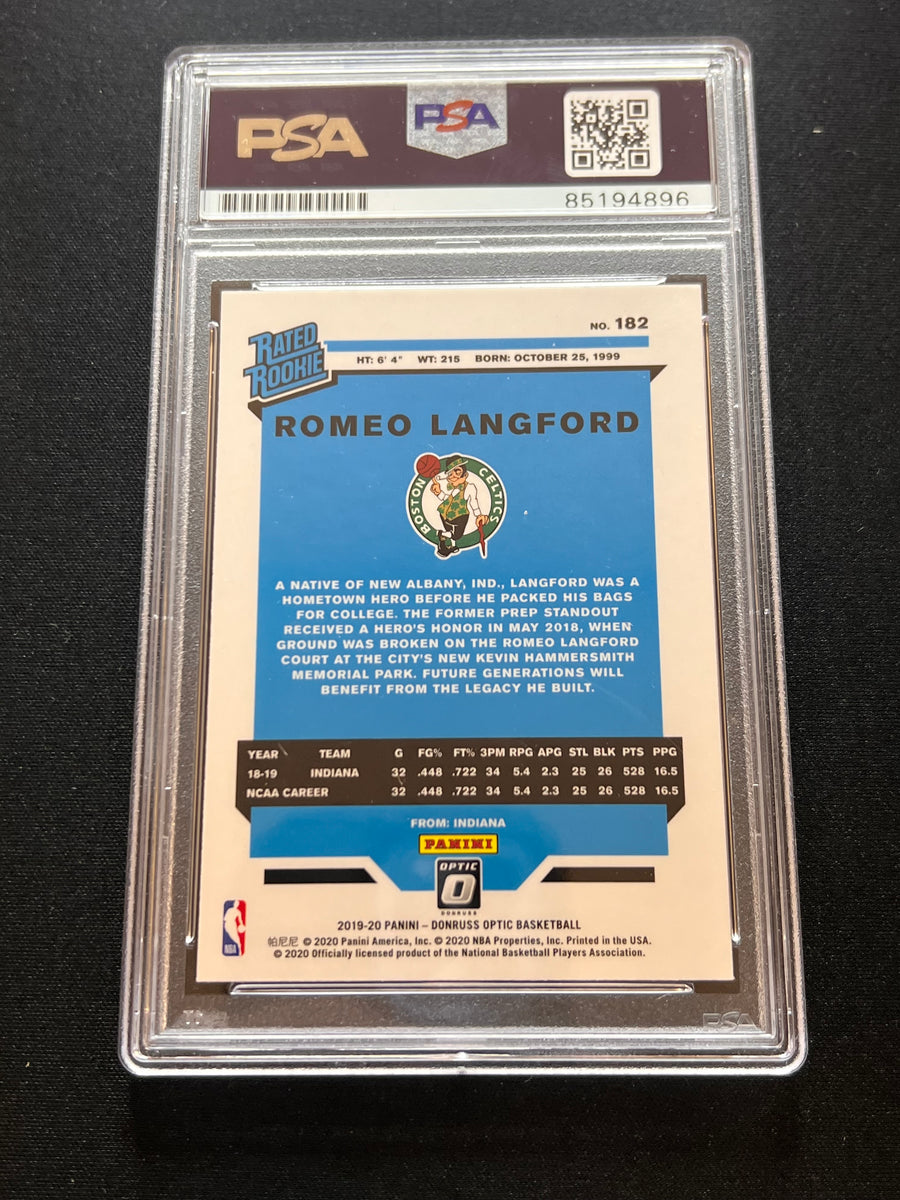 PSA 9! 2019 Romeo 2024 Langford Rookie Card! Panini Donruss Optic!