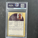 1990-91 NBA Hoops #293 Delaney Rudd Signed Card AUTO PSA Slabbed Jazz