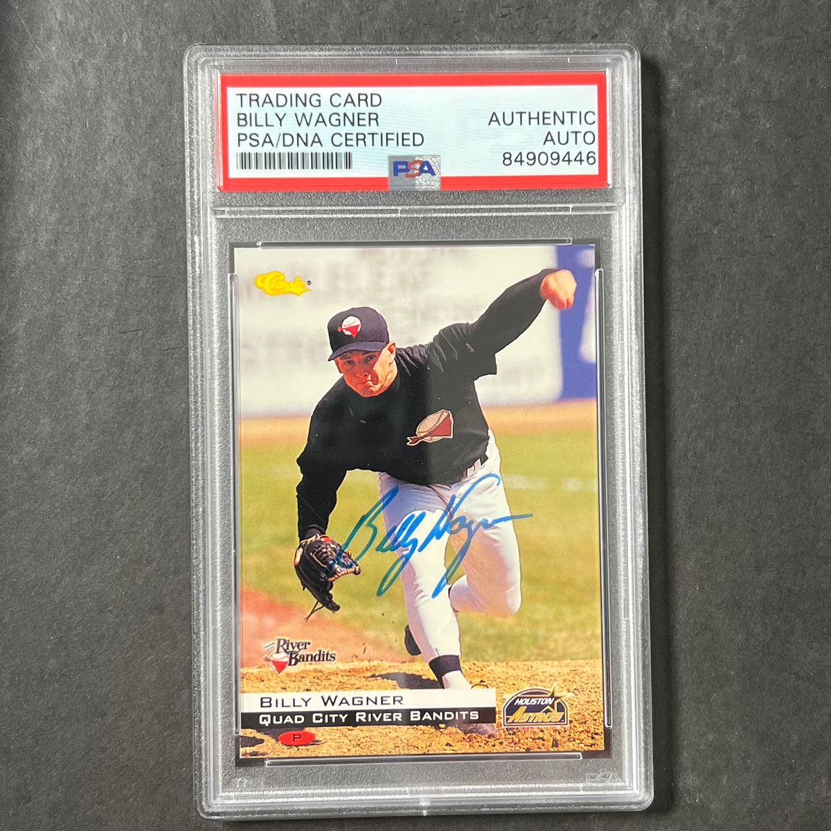 1994 Classic Games #140 Billy Wagner Signed Card PSA/DNA Auto