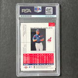 2002 Fleer Focus Baseball #46 Bartolo Colon Signed Card AUTO PSA/DNA
