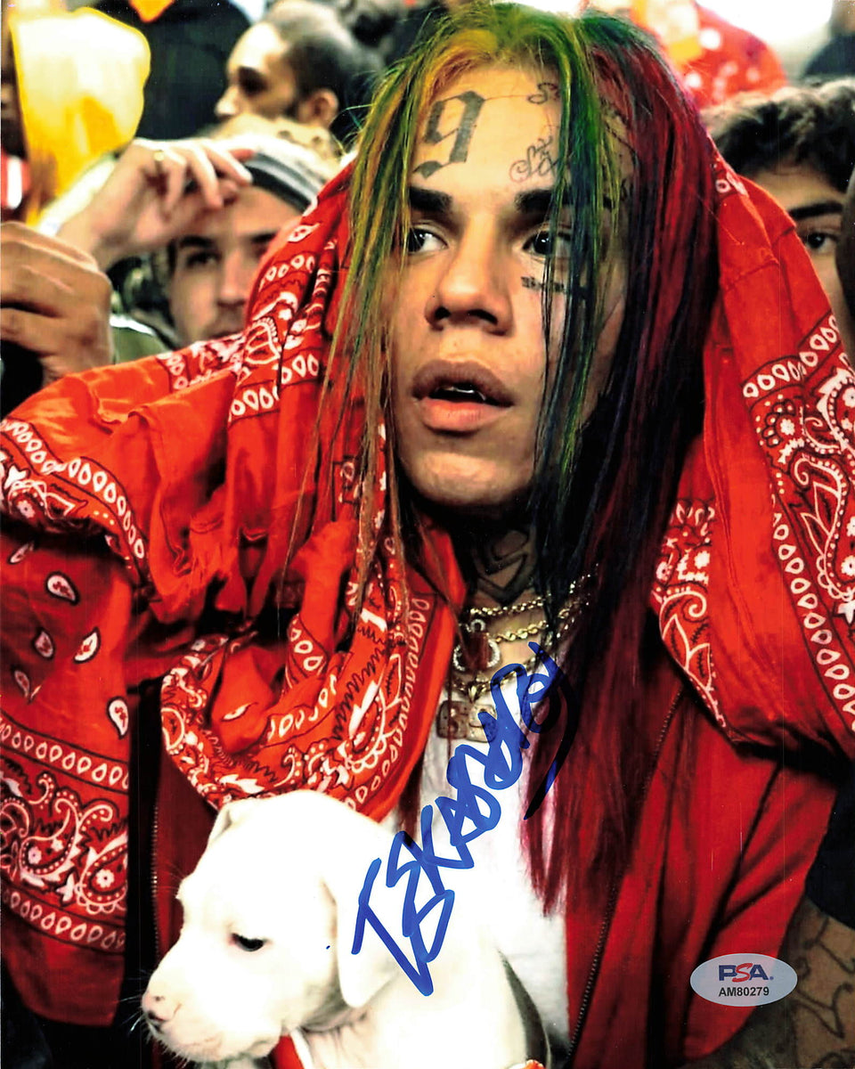 Tekashi 69 6IX9INE Signed 8X10 photo PSA/DNA autographed Rapper