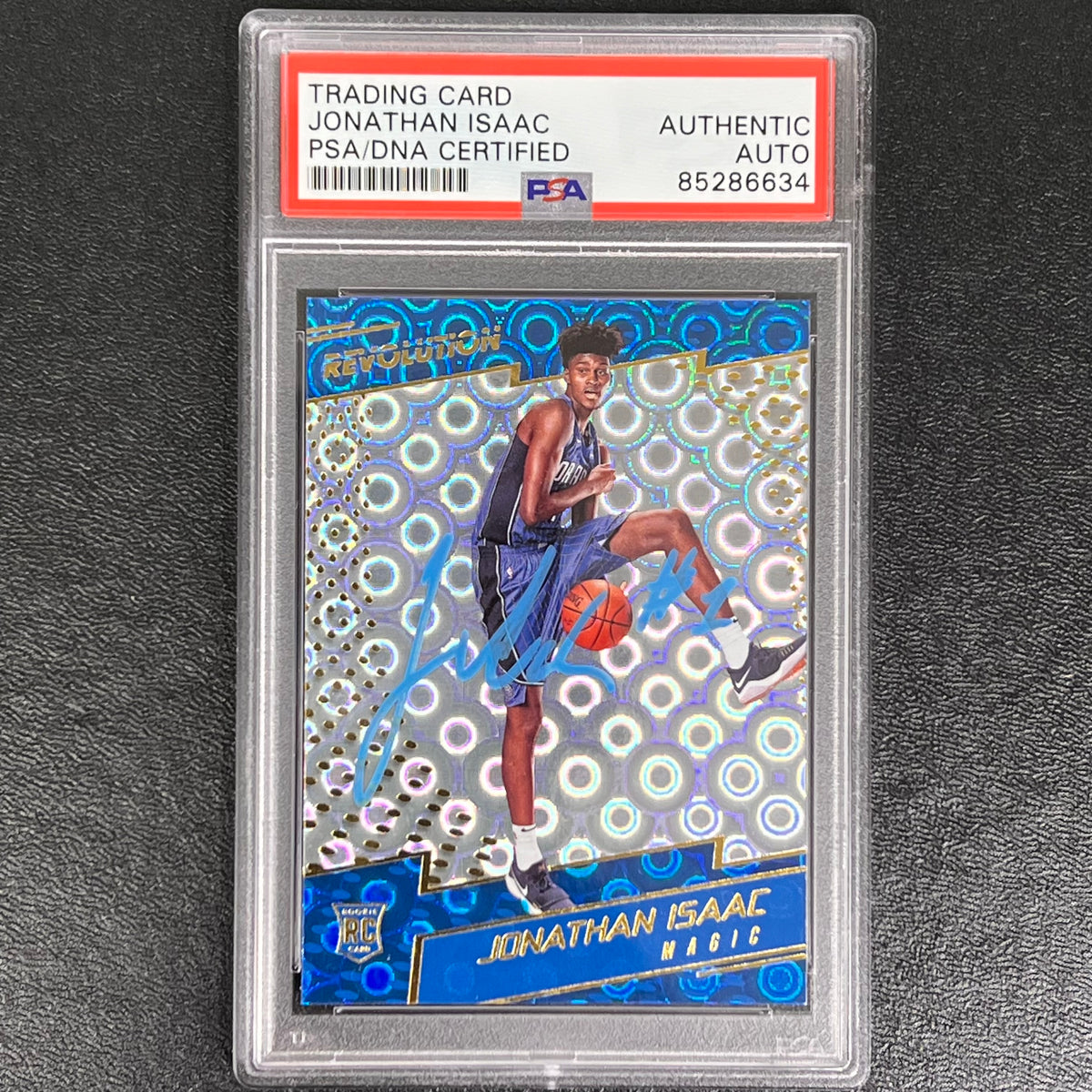 2017-18 Panini Revolution #103 Jonathan Isaac Signed Card AUTO PSA 
