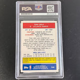 2004-05 Topps #146 Tony Delk Signed Card AUTO PSA/DNA Slabbed Hawks