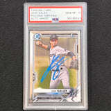 2021 Topps #BCP-110 Jose Salas Signed Card PSA Slabbed AUTO Marlins