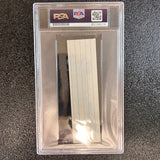 Nate Archibald Signed index card Auto PSA Slabbed