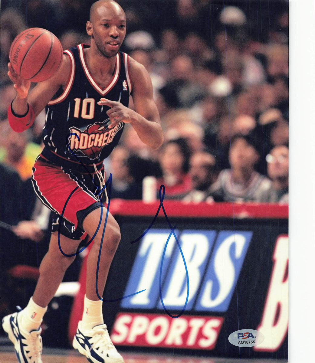 Sam Cassell signed 8x10 photo PSA/DNA Houston Rockets